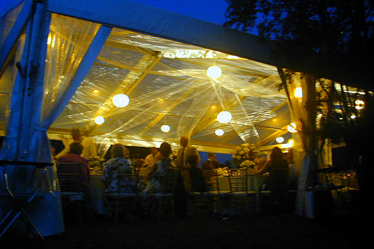 Tented Wedding Reception