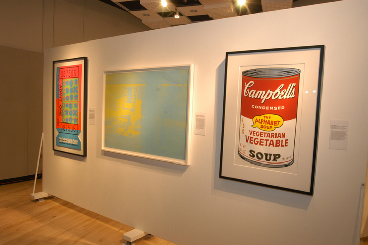 Warhol artwork on display