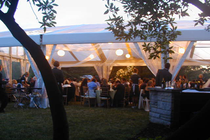 Tented Wedding Reception