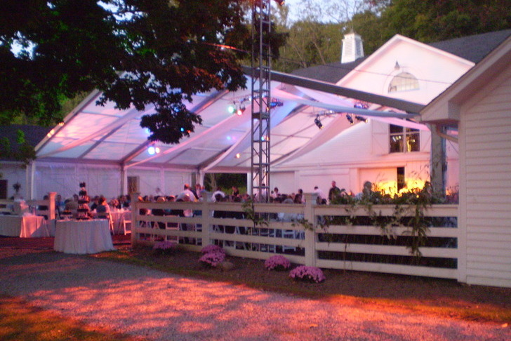 Wedding in a Clear Span Tent