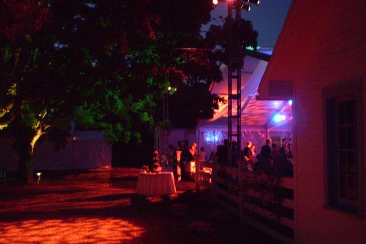 Wedding in a Clear Span Tent